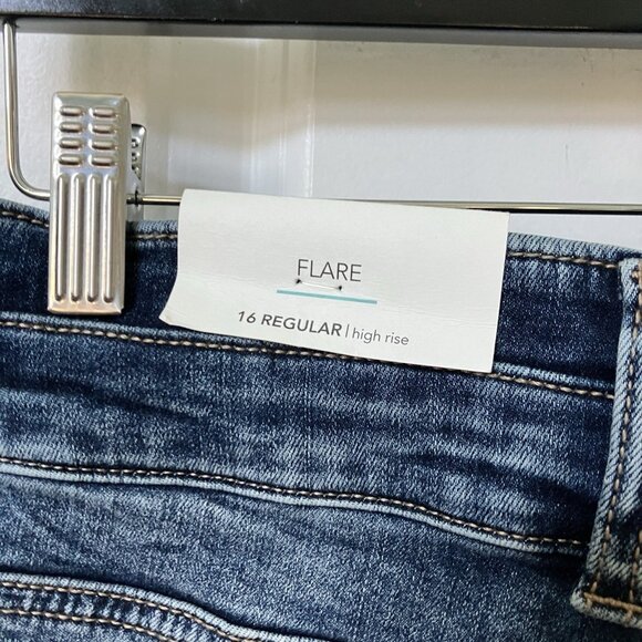 Maurices Blue Flare Jeans - Picture 5 of 10